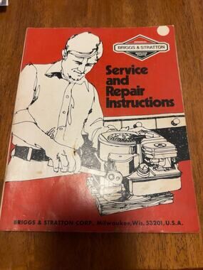 Briggs & Stratton Service & Repair Instructions Manual 270962-3/84 Vintage OEM